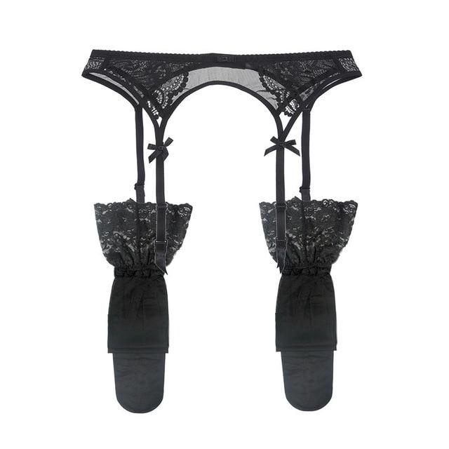 Lace Garter Belt & Stockings Set | 2 Piece Lingerie Sissy Panty Shop Lace Garter Belt & Stockings Set | 2 Piece Lingerie Sissy Panty Shop