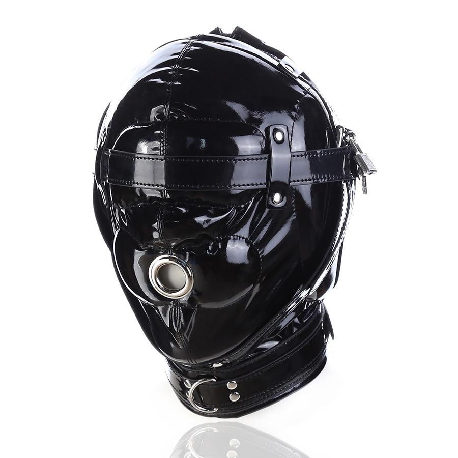 BDSM Mask with locking straps – Sissy Panty Shop