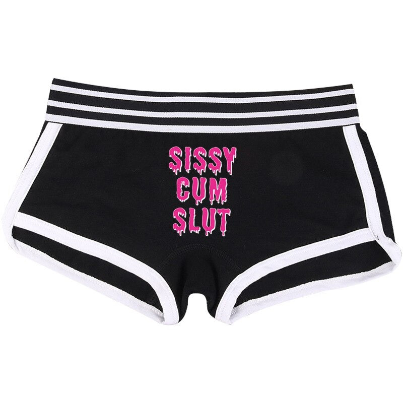 Femme Fantasy Unleashed Sissy Cum Slut Panty Shorts For Male Feminiza Sissy Panty Shop