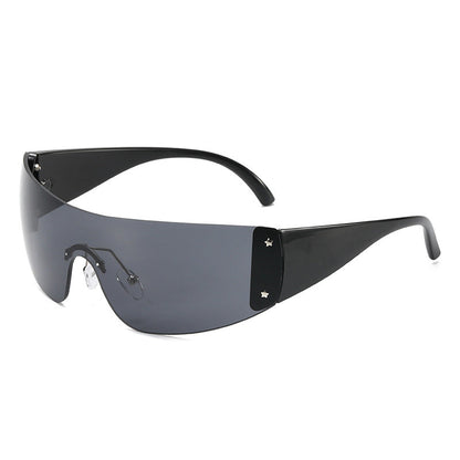 One-piece Rimless Sunglasses