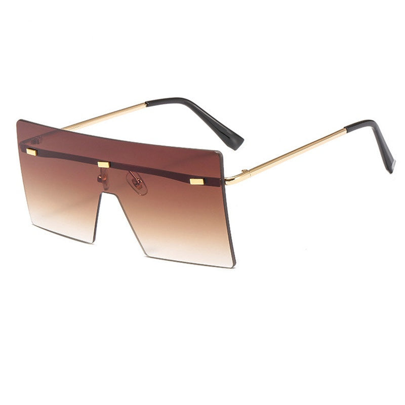 Square Shape Rimless Sunglasses