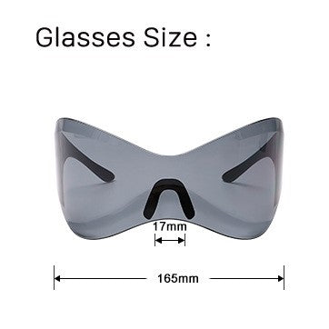 Techno Punk Mirrored Sunglasses