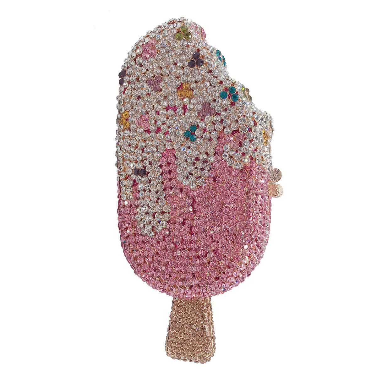 Diamond Rhinestone Ice Cream Clutch