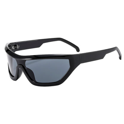 One Piece Large Frame Cycling Sunglasses