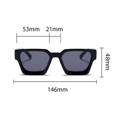 Rainbow Square Shape Sunglasses