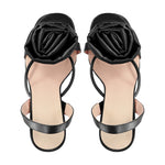 Slingback Flower Sissy Sandals