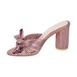 Sissy Pleated Bow Sandals