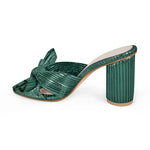 Sissy Pleated Bow Sandals