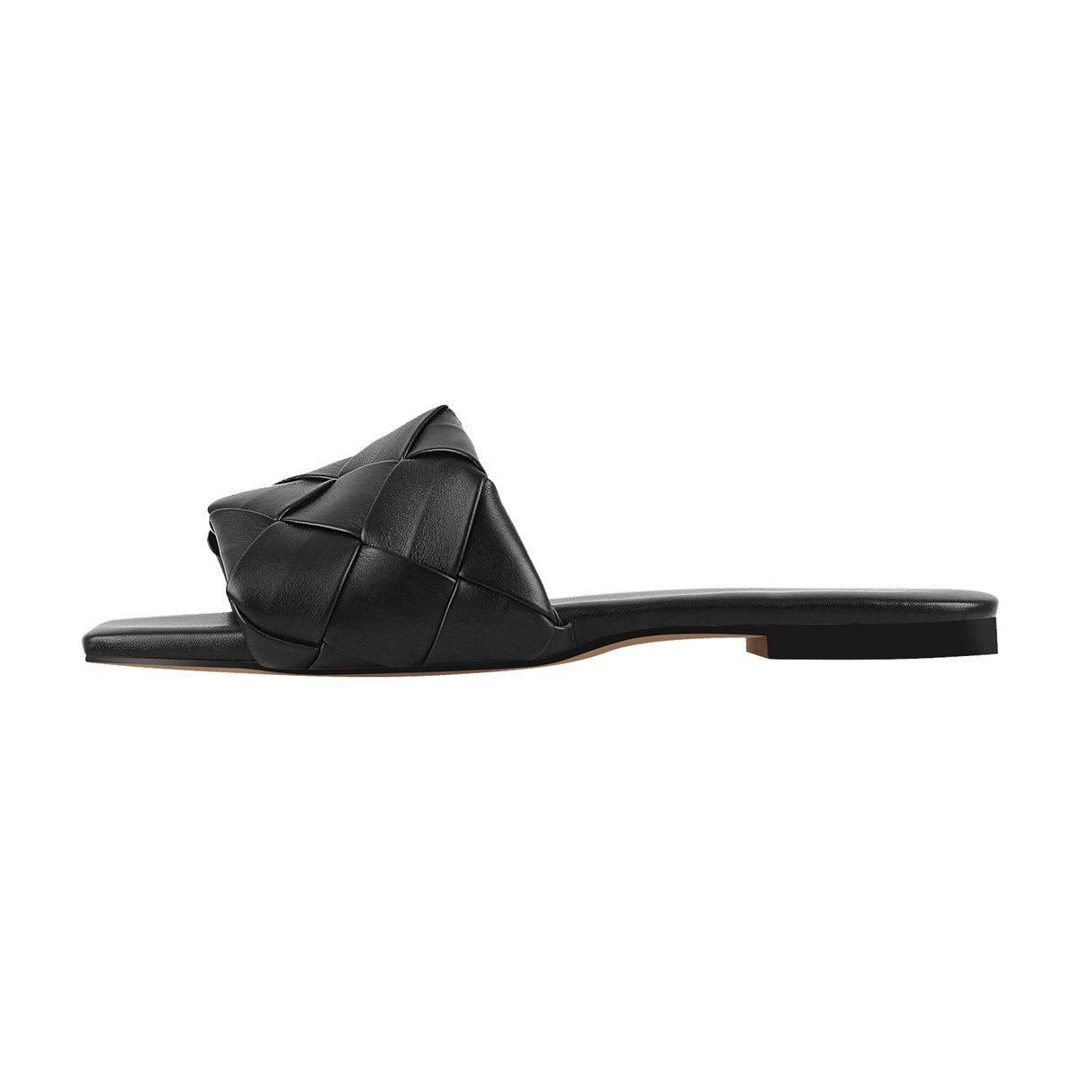 Open Toe Slip on Flat Slipper