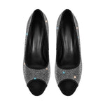 Rhinestone Peep Toe Stiletto Pumps