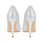 Rhinestone Peep Toe Stiletto Pumps