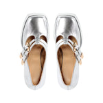 Chunky Heel Straps Mary Jane Pumps
