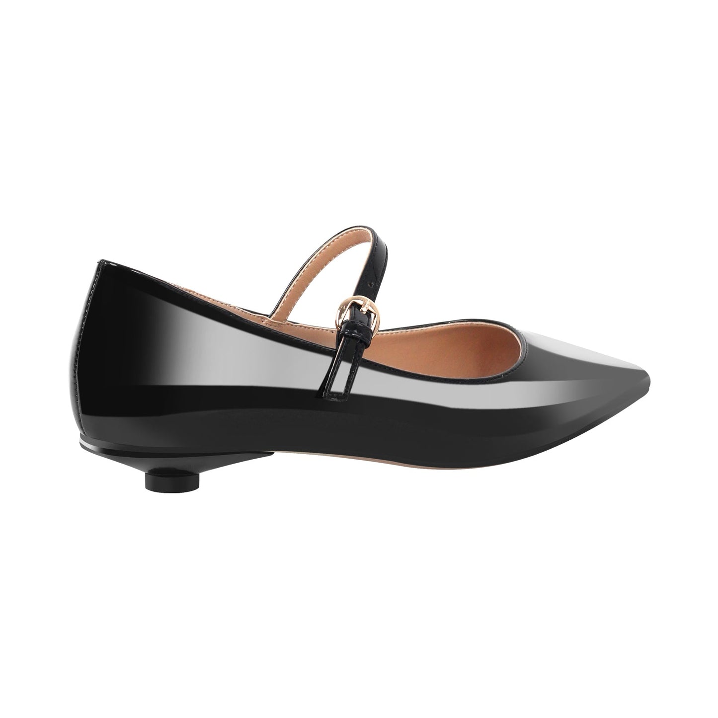 Patent Leather Round Heel Flats