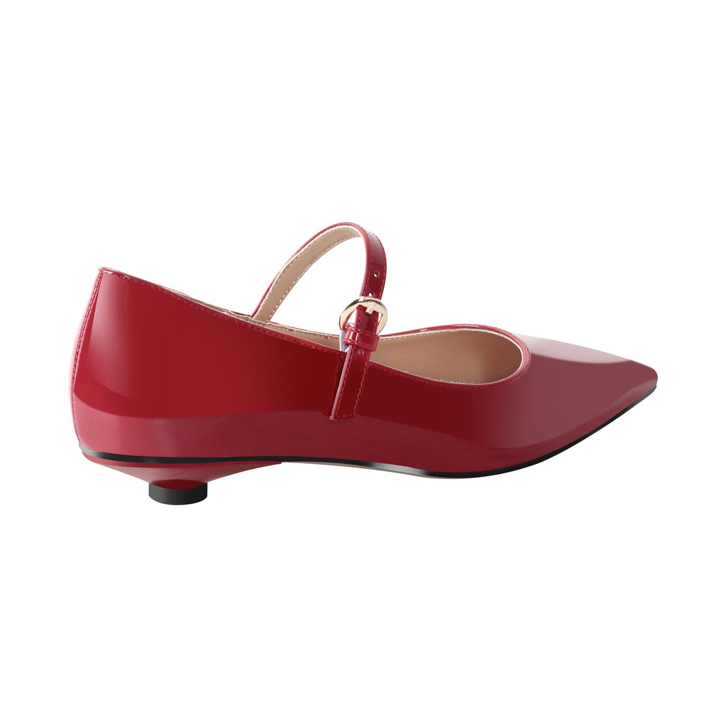 Patent Leather Round Heel Flats