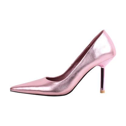 Onlymaker Pumps Multicolor Pointed Toe High Heels