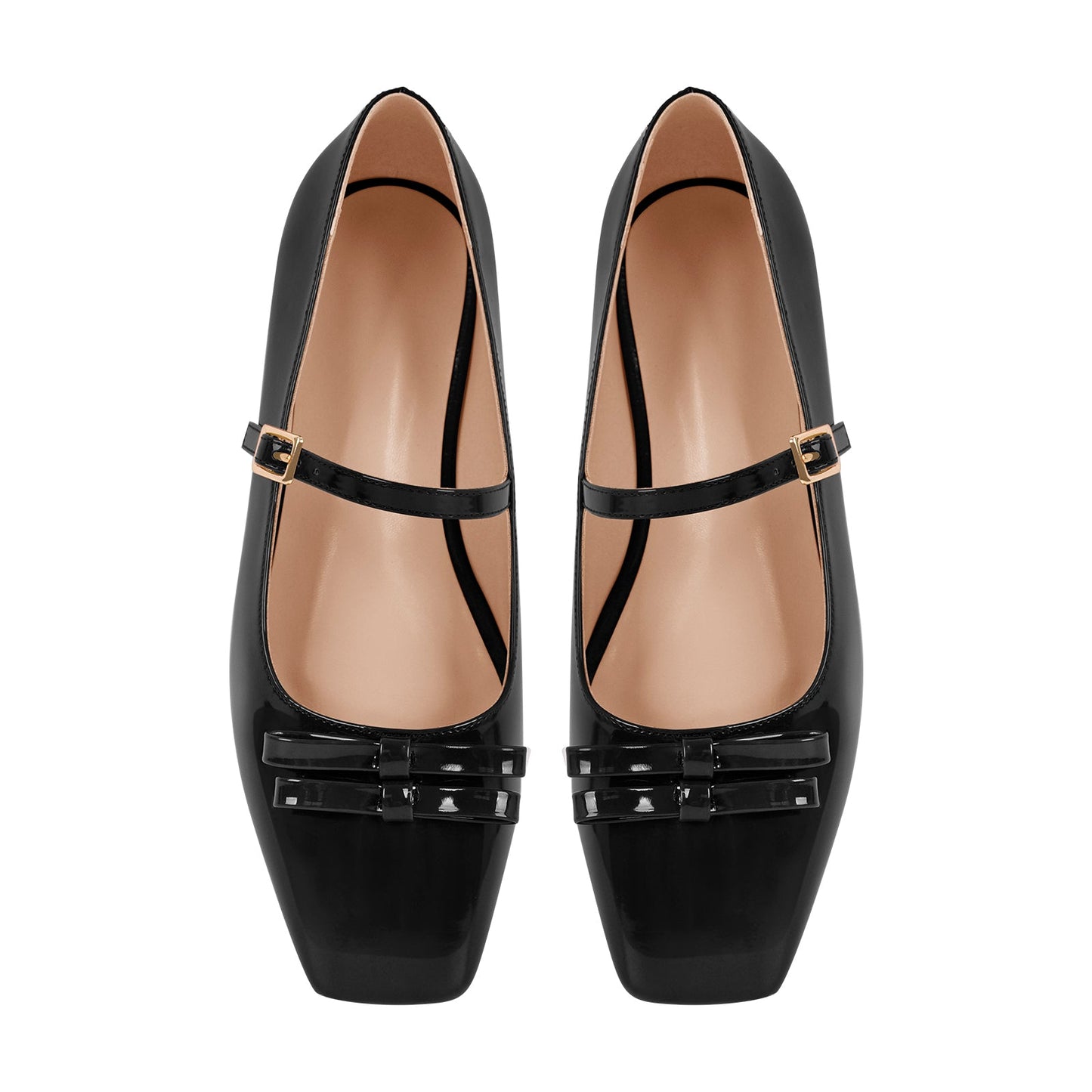 Square Toe Ballet Flats