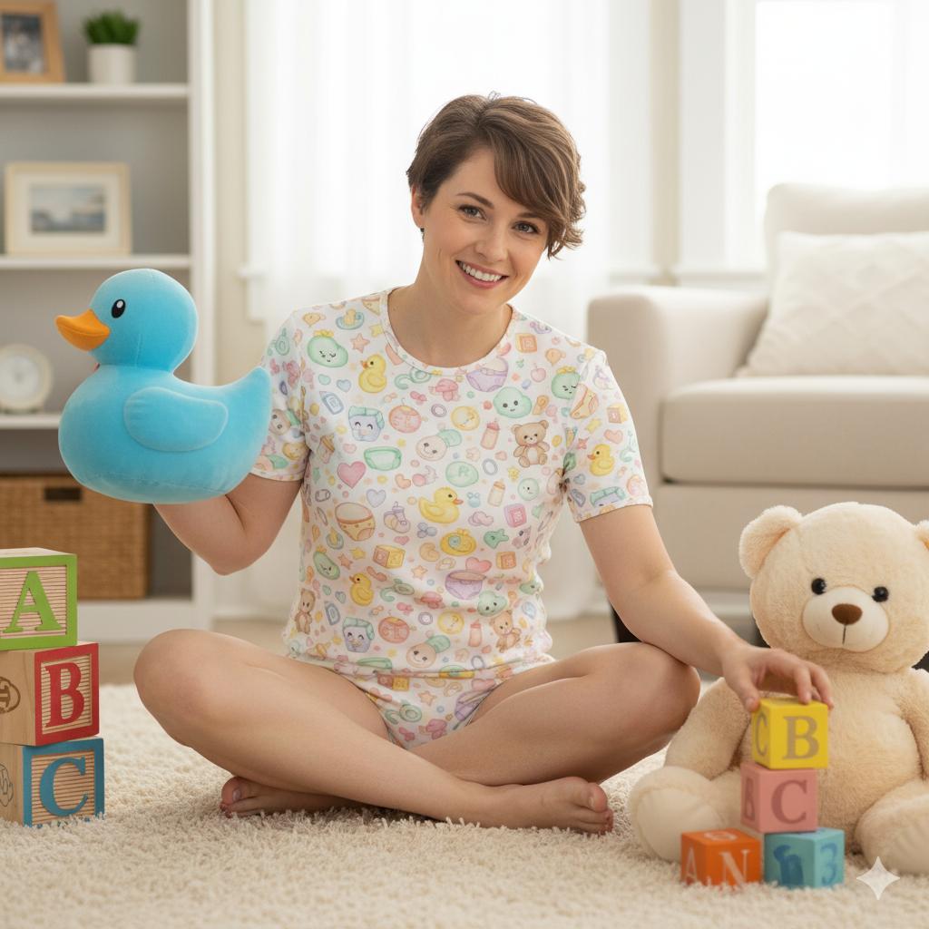 Pastel Baby Dreams Adult Onesie – The Ultimate Cute & Comfy ABDL Bodysuit