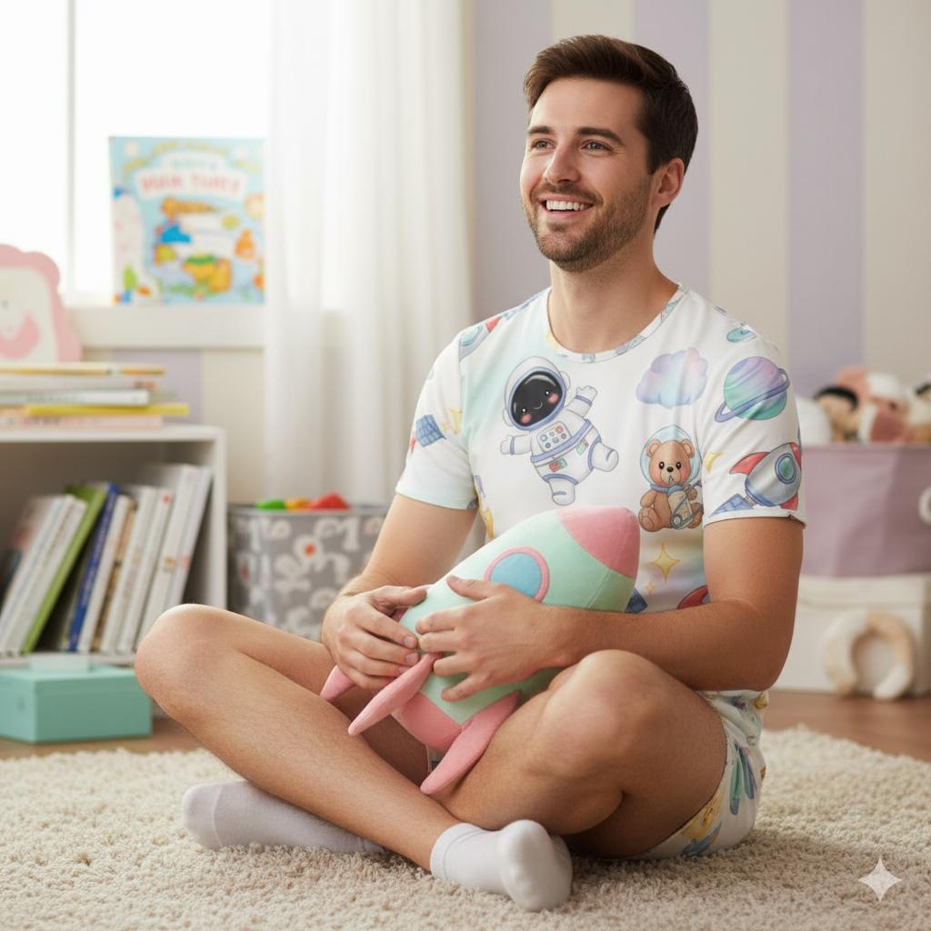 Little Astronaut Adult Onesie – Blast Off Into Little Space!