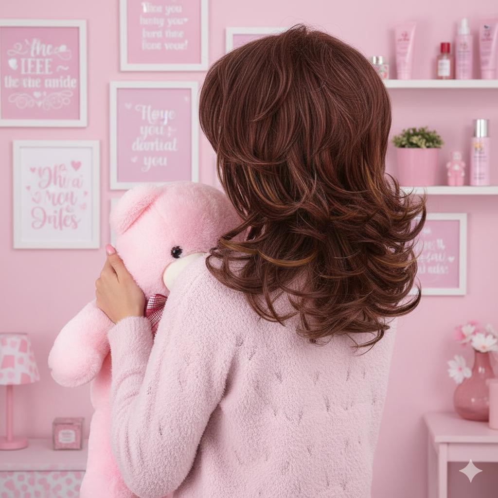 💋 Sissy Fantasy Wavy Lace Front Wig – Passable, Playful, Perfect