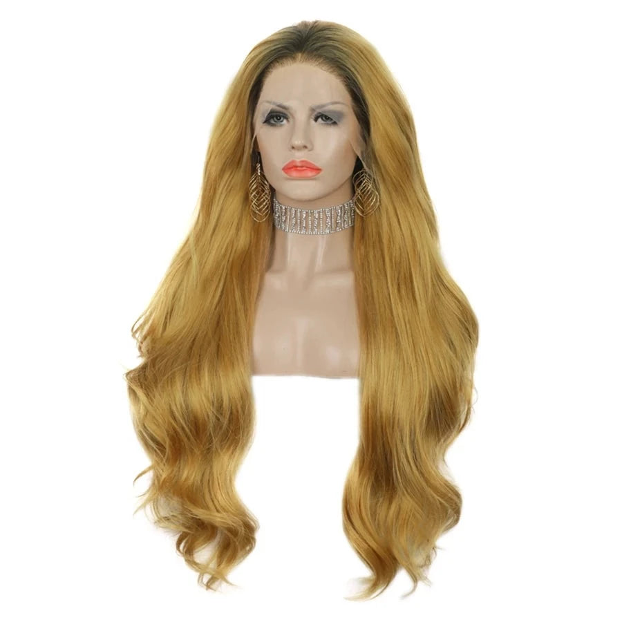 Golden Goddess Transformation: Blonde Lace Front Wig for Confident Feminine Vibes - Sissy Panty Shop