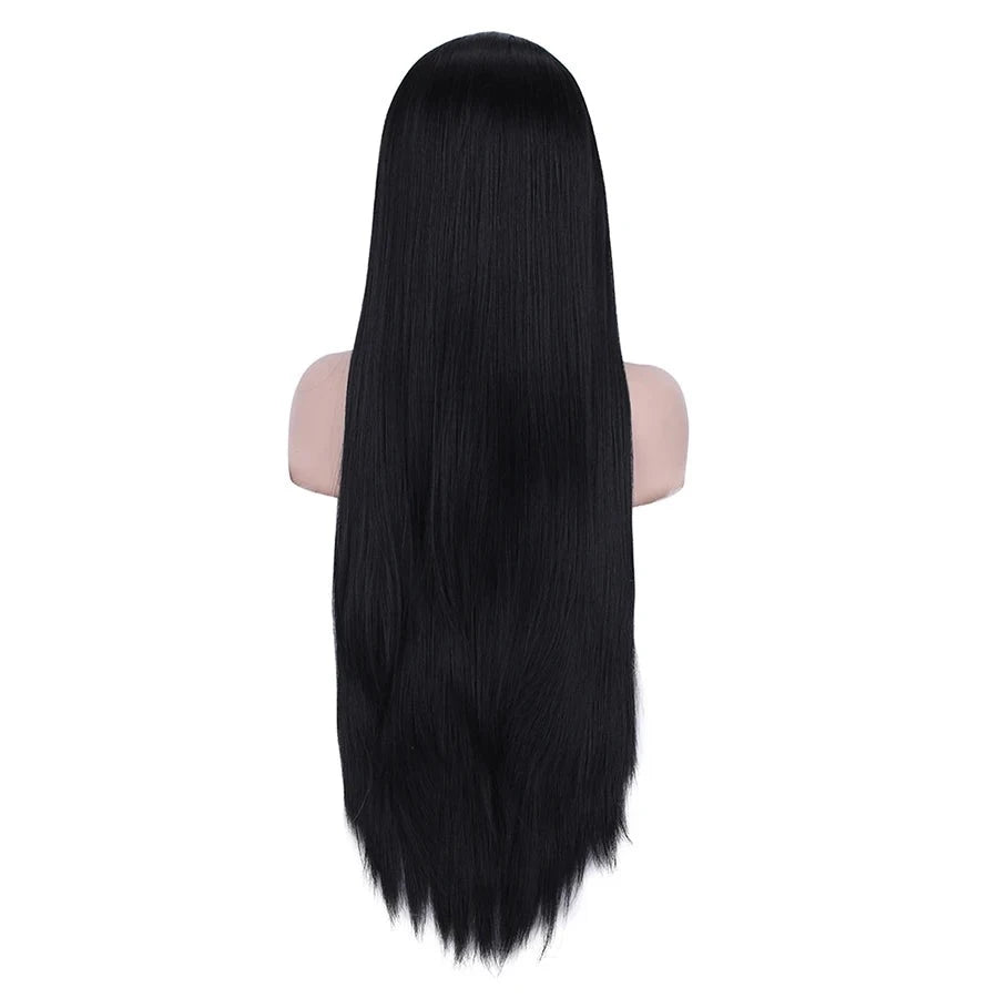 Chic Elegance: Sassy Long Lace Front Straight Wig for Feminine Transformations - Sissy Panty Shop