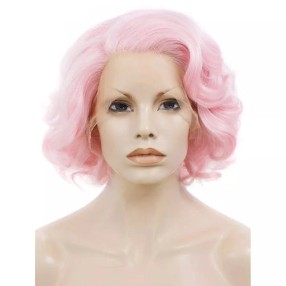 Sassy Charm: Short Wavy Lace Front Wigs – Embrace Your Feminine Elegance! - Sissy Panty Shop