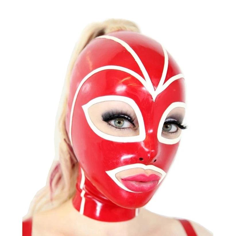 Latex Rubber Mask With Top Hair’s Through Hole