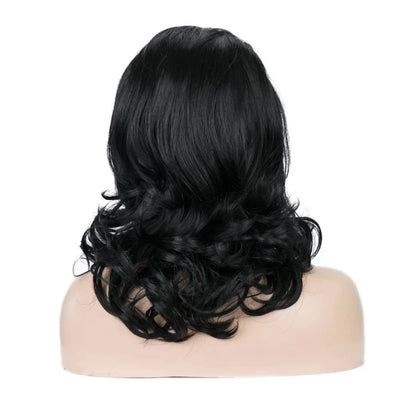 Sassy Elegance: Short Black Lace Front Wig for Men Seeking Feminine Flair - Sissy Panty Shop