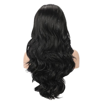 Sassy Elegance: Long Wavy Glitter Wig for Your Glamorous Transformation - Sissy Panty Shop