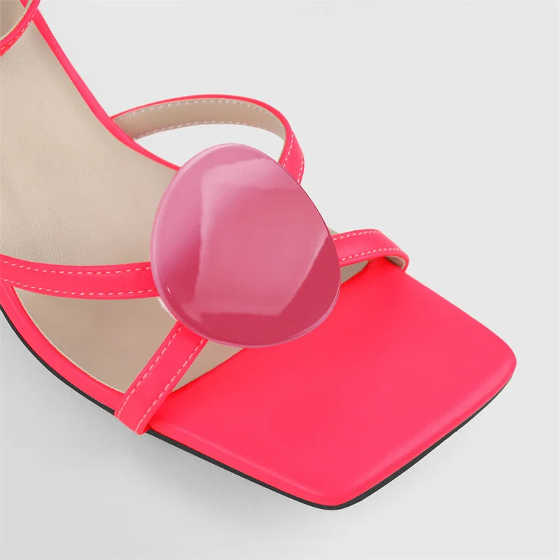 Square Toe Sissy Summer Sandals