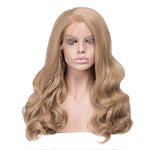 Sassy Elegance: Long Honey Blonde Lace Front Wavy Wig for Feminine Transformation - Sissy Panty Shop