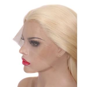 Sassy Elegance: Blonde Lace Front Straight Wig for Feminine Transformation - Sissy Panty Shop