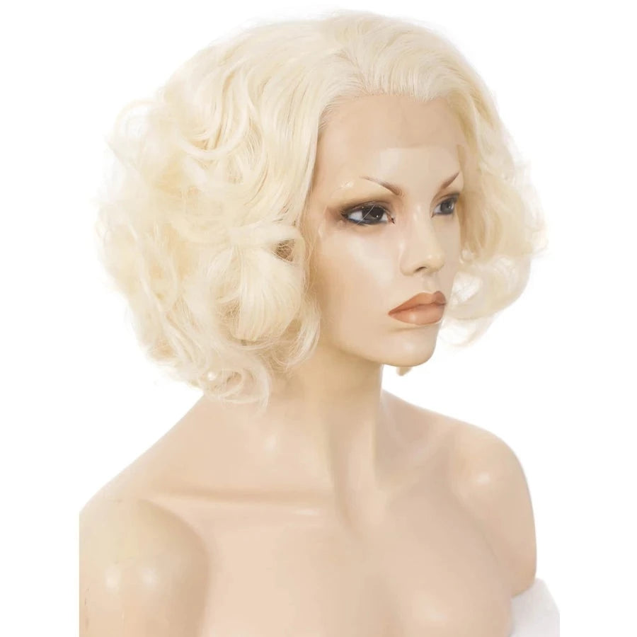 Sassy Charm: Short Wavy Lace Front Wigs – Embrace Your Feminine Elegance! - Sissy Panty Shop