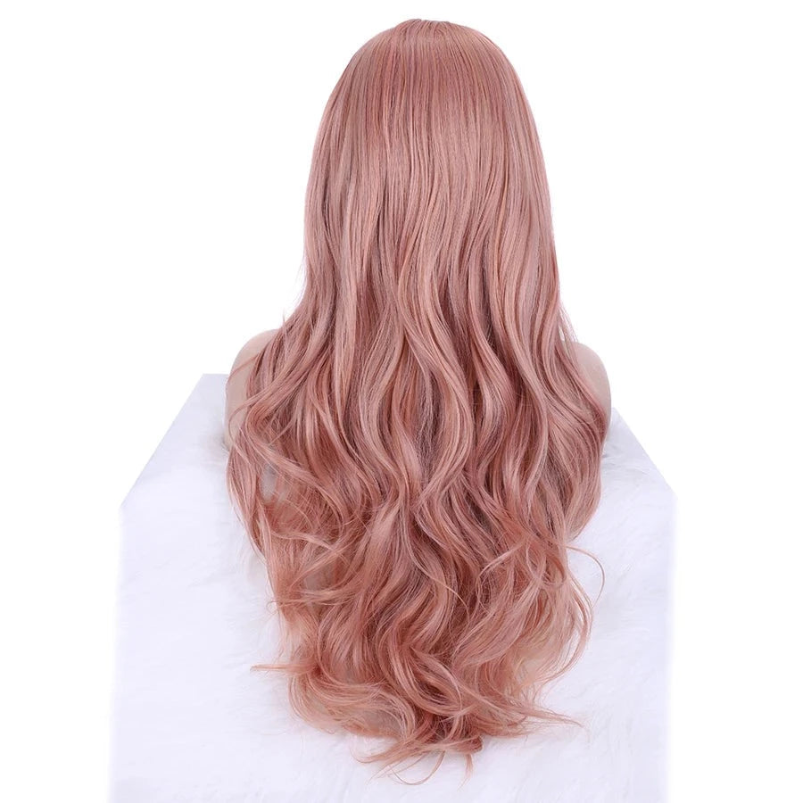 Sultry Waves: Long Wavy Lace Front Wig for Captivating Feminine Flair - Sissy Panty Shop