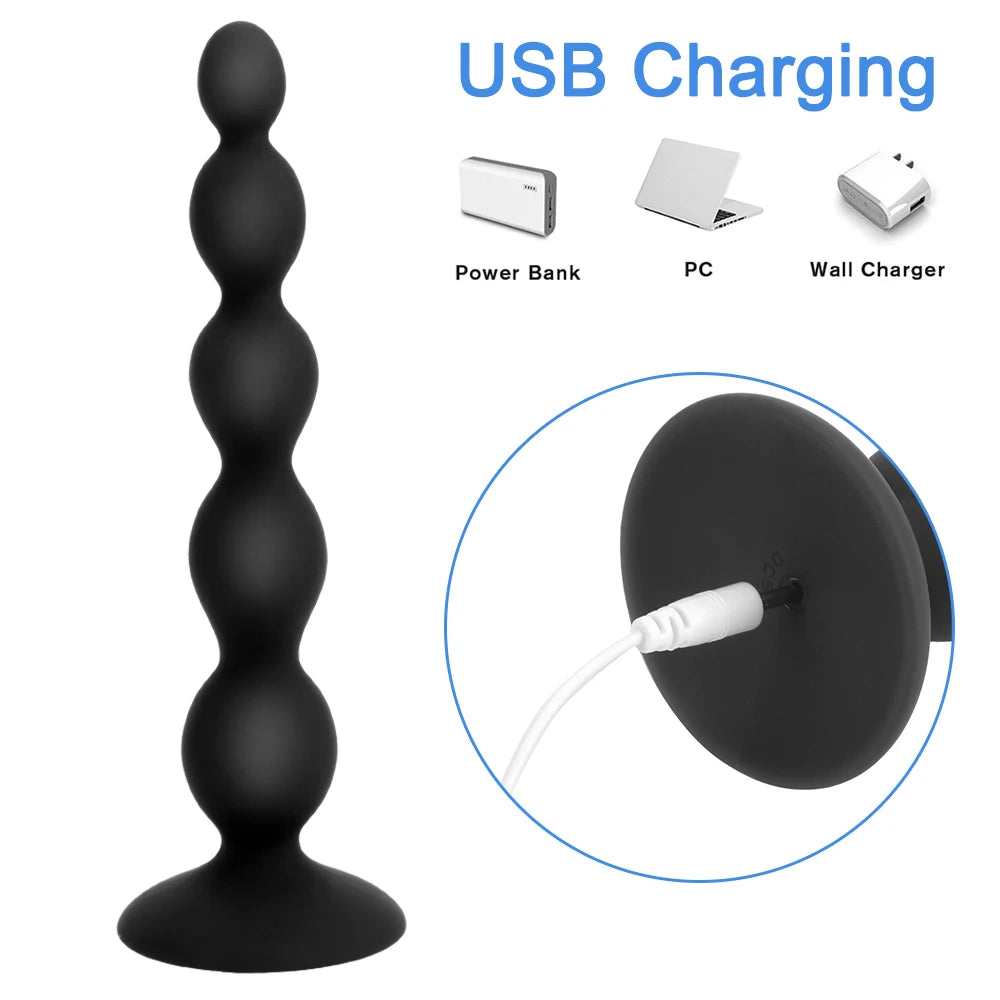 Electric Butt Plug Anal Beads