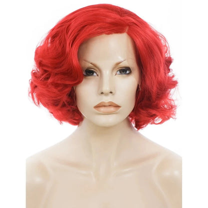 Sassy Charm: Short Wavy Lace Front Wigs – Embrace Your Feminine Elegance! - Sissy Panty Shop