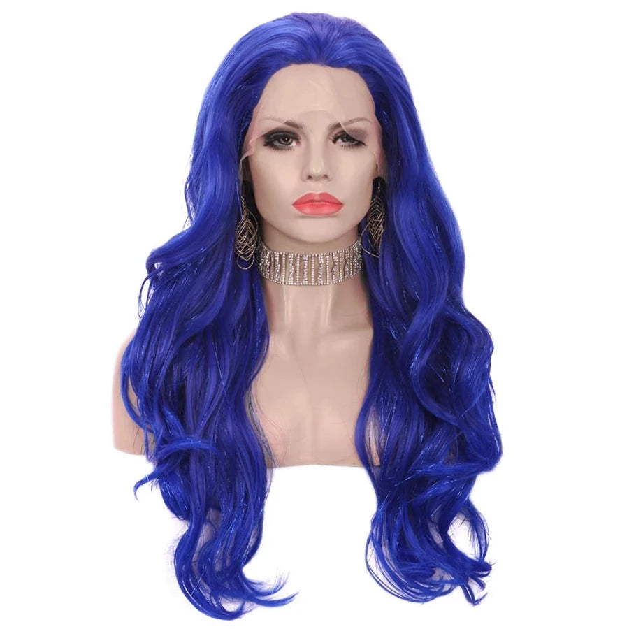 Enchanting Elegance: Lace Front Long Wavy Glitter Wig for Glamorous Transformation - Sissy Panty Shop