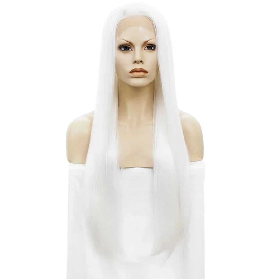 Chic Elegance: Sassy Long Lace Front Straight Wig for Feminine Transformations - Sissy Panty Shop