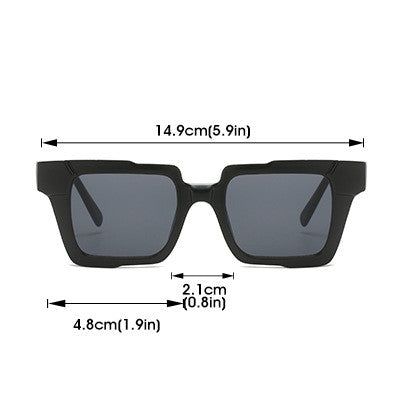 Square Shape Multicolor Sunglasses