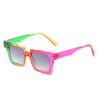 Square Shape Multicolor Sunglasses