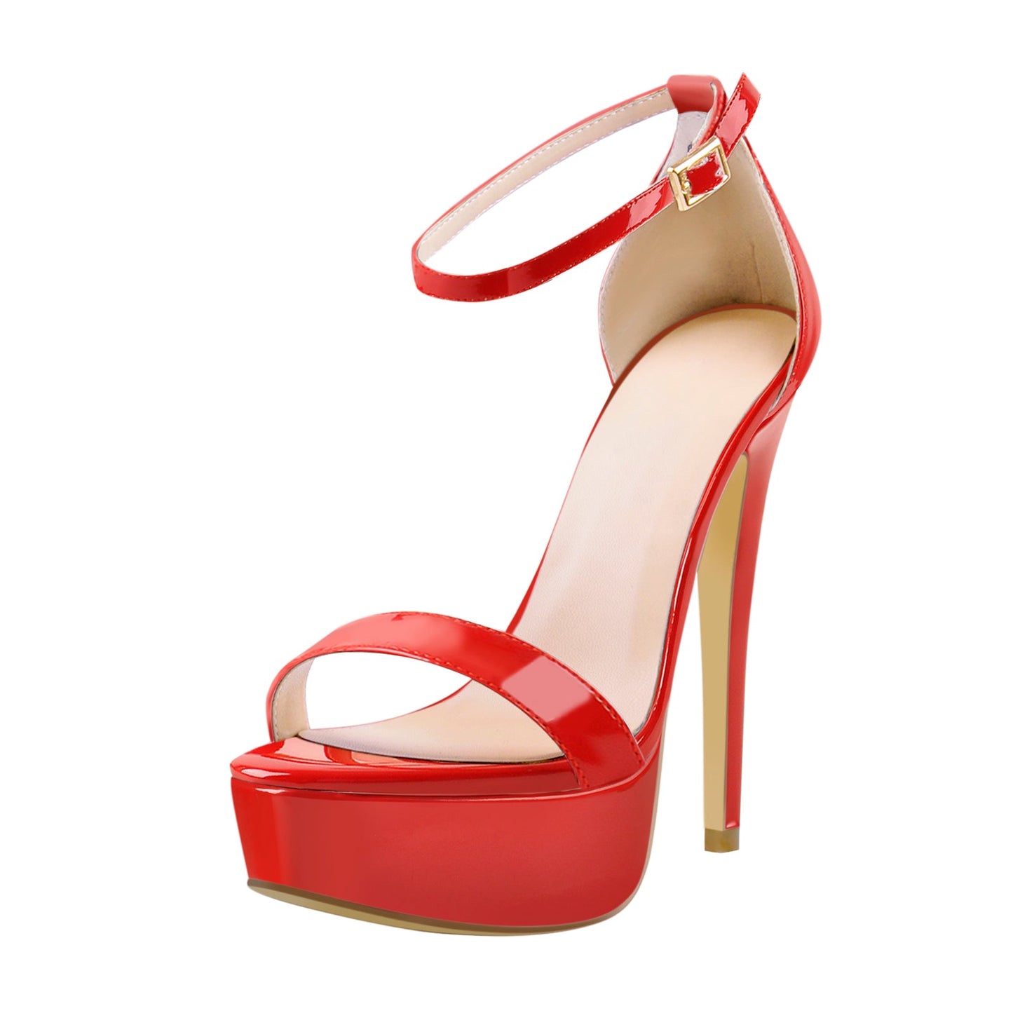 Ankle Strap Platform Stiletto Single Band Sandals