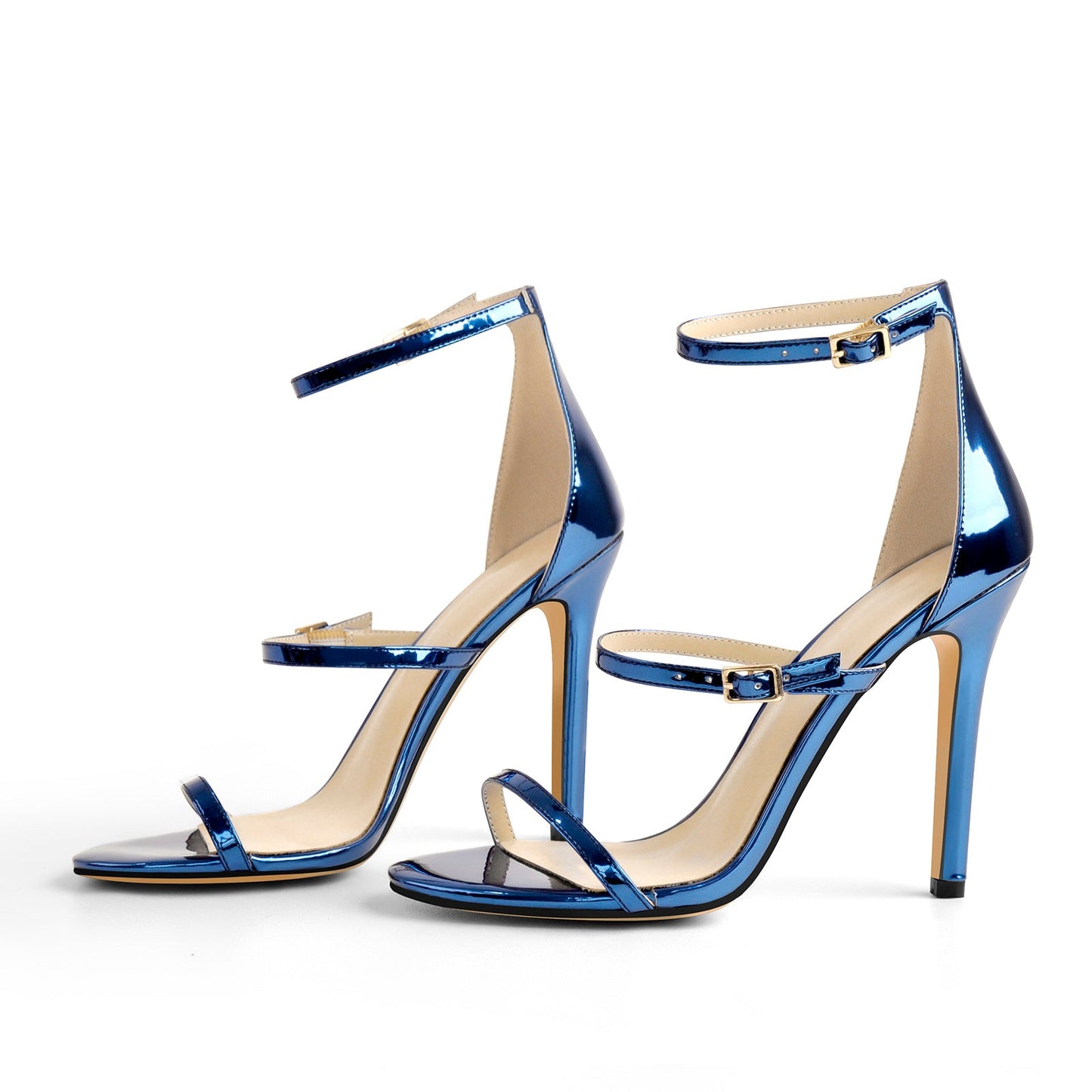 Ankle Strap Stiletto Open Toe Sandals