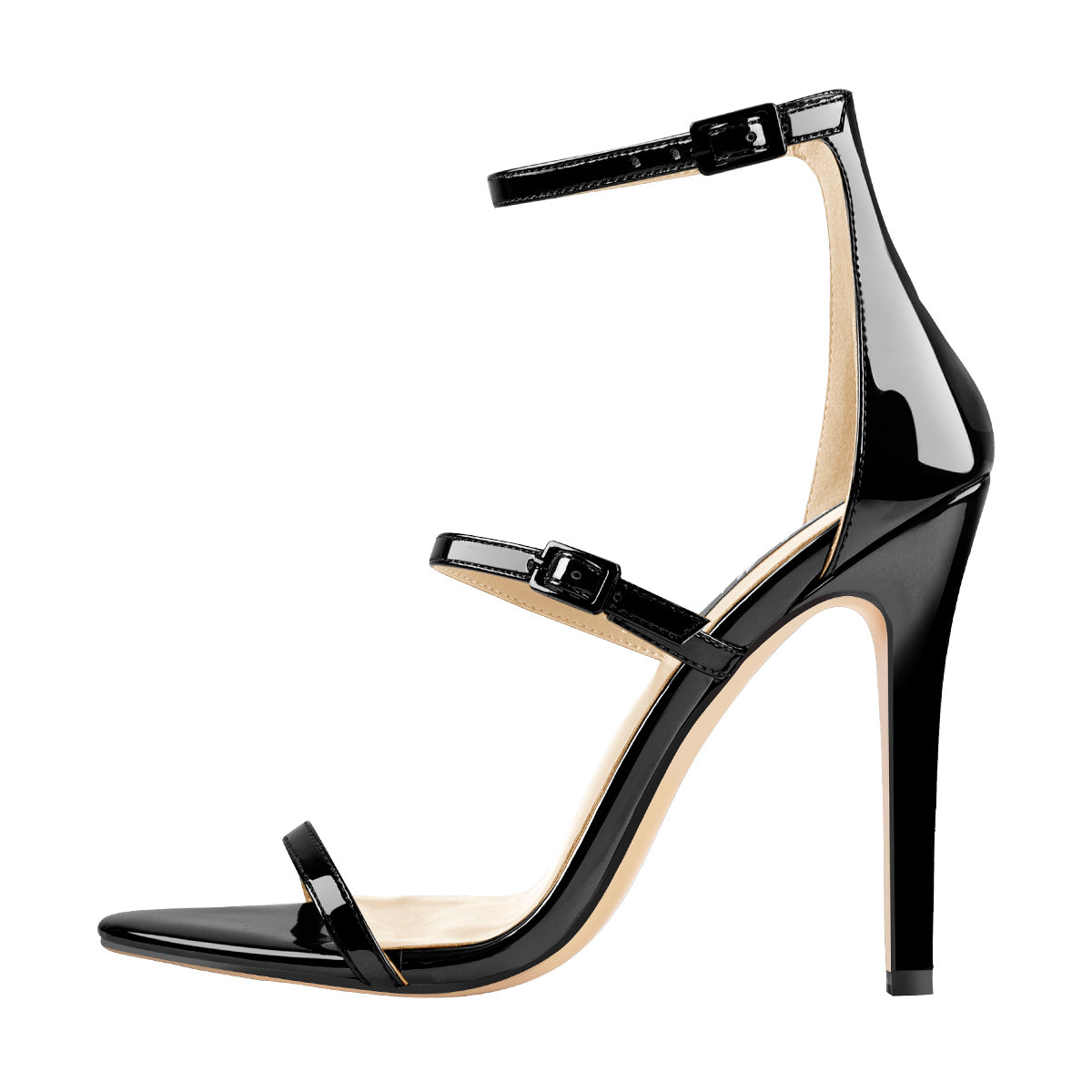 Ankle Strap Stiletto Open Toe Sandals