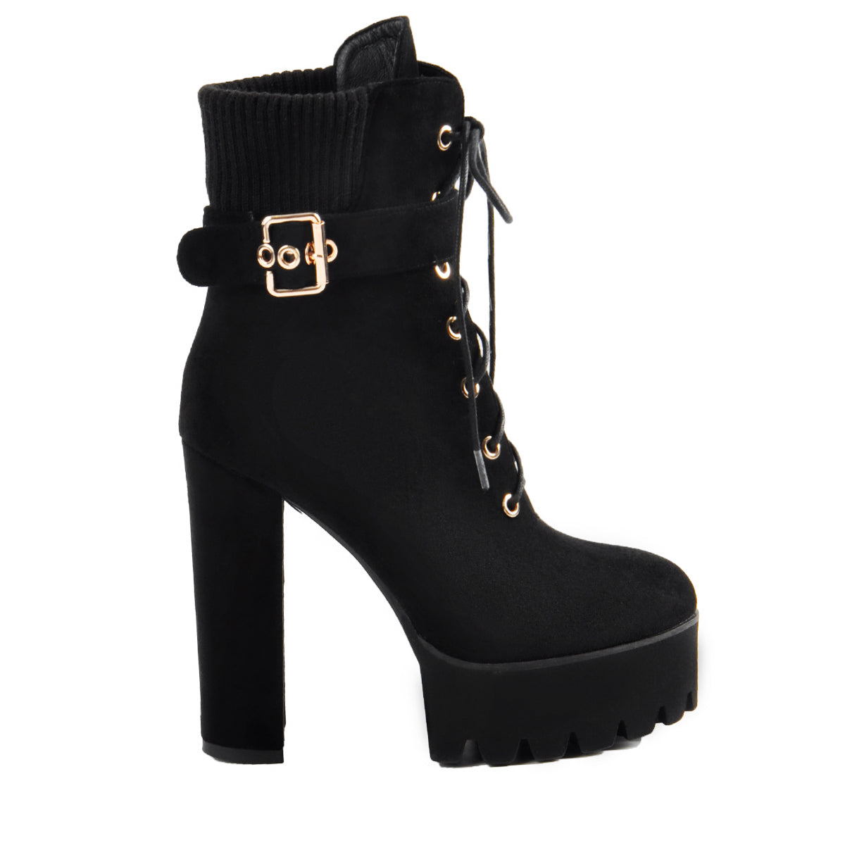 Ankle  Platform High Heel Boots