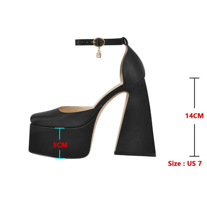 Mary Jane Platform Sissy Pumps