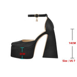 Mary Jane Platform Sissy Pumps