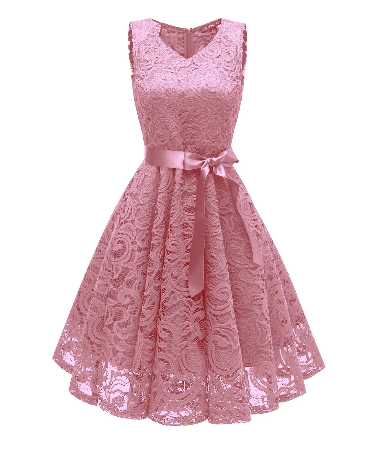 🎀 Embrace Your Inner Sissy in Our Darling Lace Fit-and-Flare Dress! 🎀