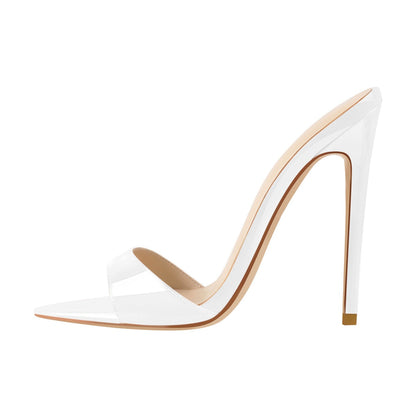 Rose Gold  High Heel Stilettos Sandals