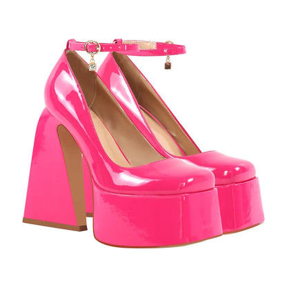 Mary Jane Platform Sissy Pumps