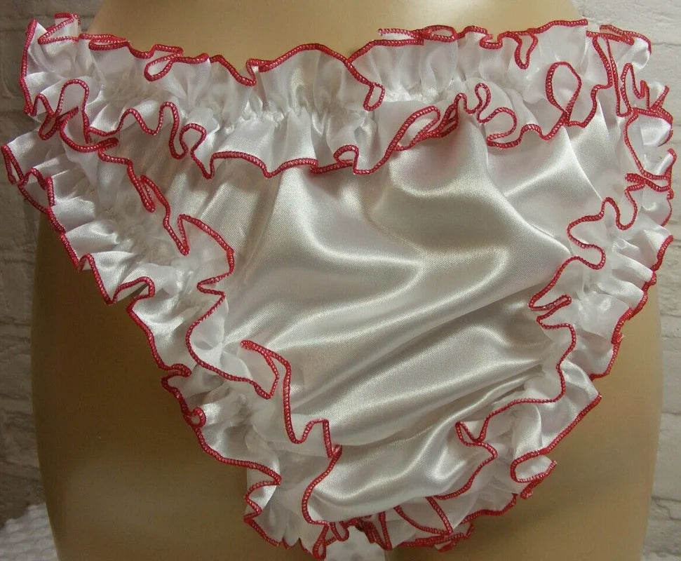 Adult Giant Baby Sissy Satin Panties